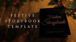 Festive Storybook Opening – Free After Effects Template
