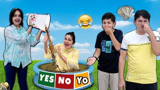 YES NO YO | Triple Family Comedy Challenge | Aayu and Pihu Show