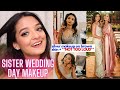 Makeup I did on my SISTER'S WEDDING | No ash or grey cast | step by step makeup + Skinprep