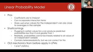 Lecture 8: Regression with Binary Outcomes