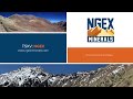 ngex minerals has reported the best hole ever drilled at its los helados project