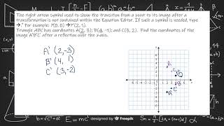 Real Numbers and the Coordinate Plane Unit Test Part 2