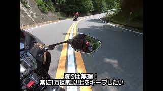 30年前の旧車！FZR250で茶臼山を攻める