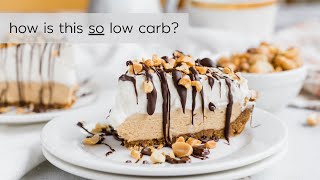 THIS KETO PEANUT BUTTER PIE WILL FOOL YOUR FRIENDS! No Bake Keto Recipe