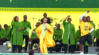 Show ya Zuchu Ni Hatari Apiga Mbele ya Diamond Uwanjani Miaka 48 ya CCM Jamhuri Dodoma