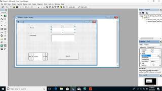 Adodc in vb 6 [ Part -III ] : Text Connection - Create a Log In page in vb 6