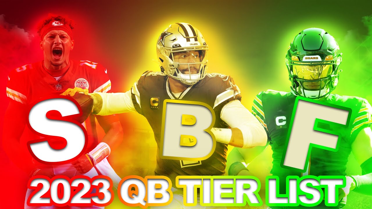 2023 NFL QB Tier List! - YouTube