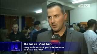 Balaicz Zoltánt nagy fölénnyel választották meg polgármesternek