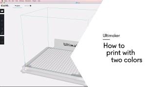 Ultimaker: How to print with two colors