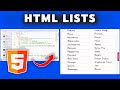 Learn HTML lists in 4 Minutes 📝 | Ordered, Unordered & Definition Lists!