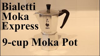 Bialetti Moka Pot (9-Cup Moka Express) | A Great Option for Brewing Great Coffee