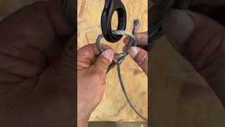 A good way to connect steel cables ~ very practical