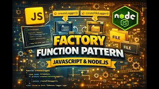 14. Factory Function Pattern in JavaScript & Node.js | Factory Design Pattern