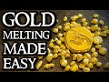 How to Melt Gold and Make Gold Coins (Rounds) At Home!