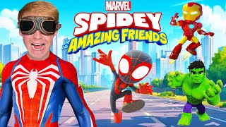 I JOINED SPIDERMAN AND HIS AMAZING FRIENDS IN REAL LIFE!