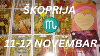 ŠKORPIJA ♏ Konačno ljubav kakvu ste želeli 💞🍀✨ 11-17.NOVEMBAR TAROT