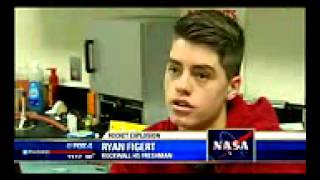 Rockwall HS science project explodes with rocket 3gp