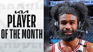 Coby White Is The Kia NBA Eastern Conference Player of the Month #KiaPOTM