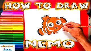 How to Draw Nemo From Disney's Finding Nemo and Finding Dory