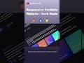 Responsive Portfolio Website using HTML CSS #responsiveportfolio #learnWithGowthamTirri #webdesign