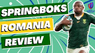 Springboks v Romania Review - Rugby World Cup 2023