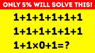 25 MATH RIDDLES TO BOOST YOUR BRAIN POWER
