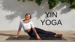 20 Minute Full Body Yin Yoga - Relax \u0026 Let Go Of Stress