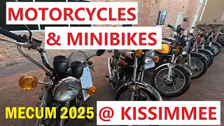 MOTORCYCLES AND MINIBIKES AT MECUM KISSIMMEE