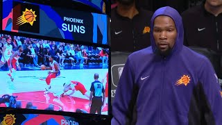 Kevin Durant gets tribute  from the Brooklyn Nets in first game back