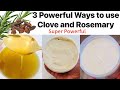 3 Powerful Ways to Use CLOVE & ROSEMARY for Massive hair growth. How to use clove and Rosemary hair