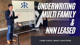 UNDERWRITING MULTI FAMILY and NNN LEASED (LONG VIDEO) SUB DETAIL CHAPTERS