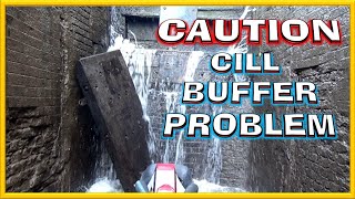 Our Narrowboat Travels - 2022 - 241 - CAUTION Cill Buffer Problem