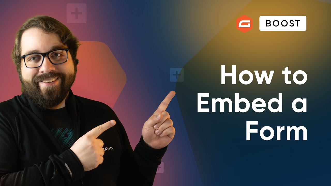 How To Embed A Form Youtube