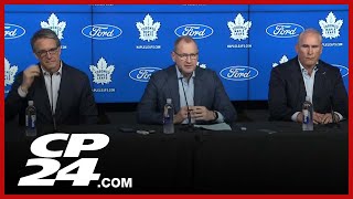 Maple Leafs introduce new coach Craig Berube
