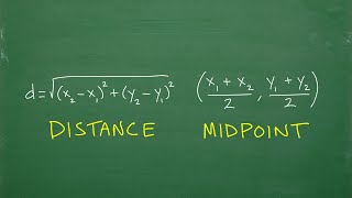 Distance Formula vs Mid-Point Formula