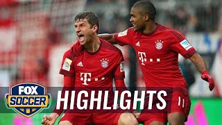 Bayern Munich's Muller scores unbelievable goal vs. Darmstadt | 2015–16 Bundesliga Highlights