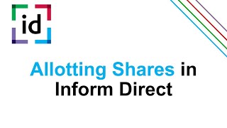 Allot Shares in Inform Direct