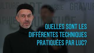 Luc Pallegoix | Quelles sont les différentes techniques pratiquées par l'artiste?