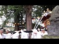 2018年やわたんまち 安房国司祭 神明神社にて一休み