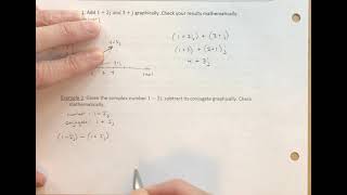 Adding and Subtracting Complex Numbers Graphically