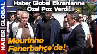 Jose Mourinho İstanbul'da! Fenerbahçe'yle Anlaştı! Haber Global Ekranlarına Özel Poz!