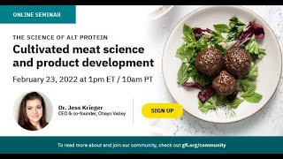 Dr. Jess Krieger: Cultivated meat science and product development