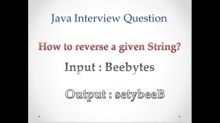 Best Way Of Reversing a String & Worst Way Of Reversing a String - Java Program