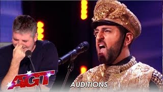 Ra'ed The King Gets MIXED Reaction! Do You Love Him? | America's Got Talent 2019