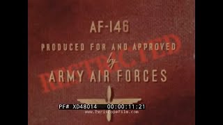 “ CENTRAL STATION FIRE-CONTROL SYSTEM ” WWII B-29 SUPERFORTRESS CREW TRAINING FILM  XD48014