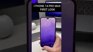 APPLE I PHONE 14 PRO MAX FIRST LOOK I PHONE 14 PRO MAX FIRST LOOK #iphone #14promax #shorts #apple