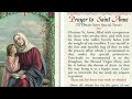 Prayer to Saint Anne …To Obtain Some Special Favour