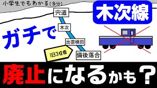 【木次線】なぜ廃線が検討されているのか？ 小学生でもわかるように解説