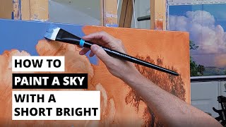 How to paint a blue, blue sky