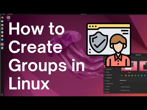 How to create groups in Linux